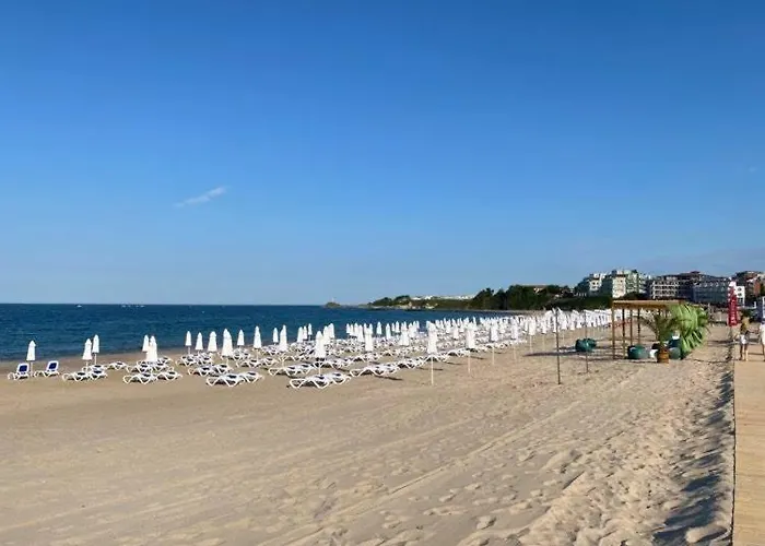 студио симона 4 - първа линия море アパート